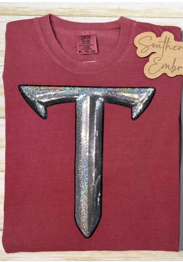 Troy Licensed Sequin Patch