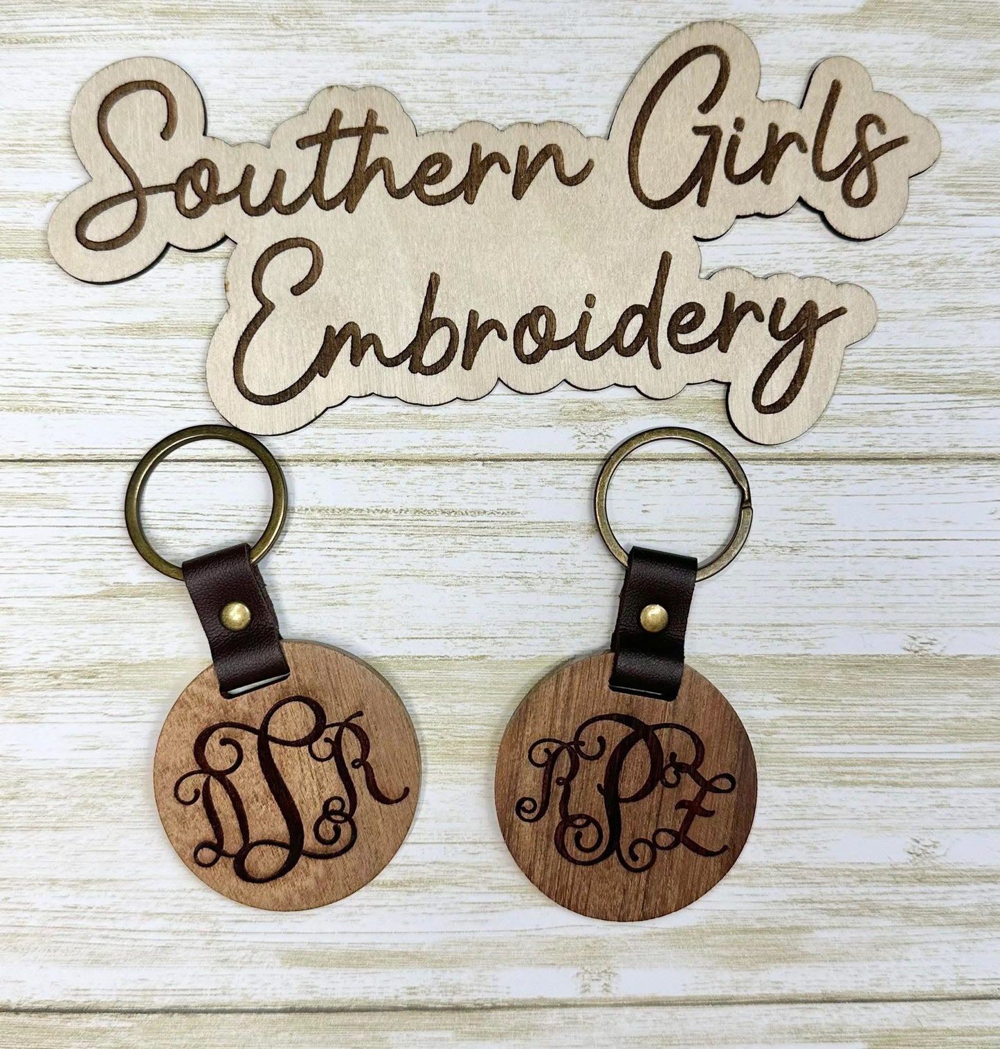 Wooden Keychain Engraved