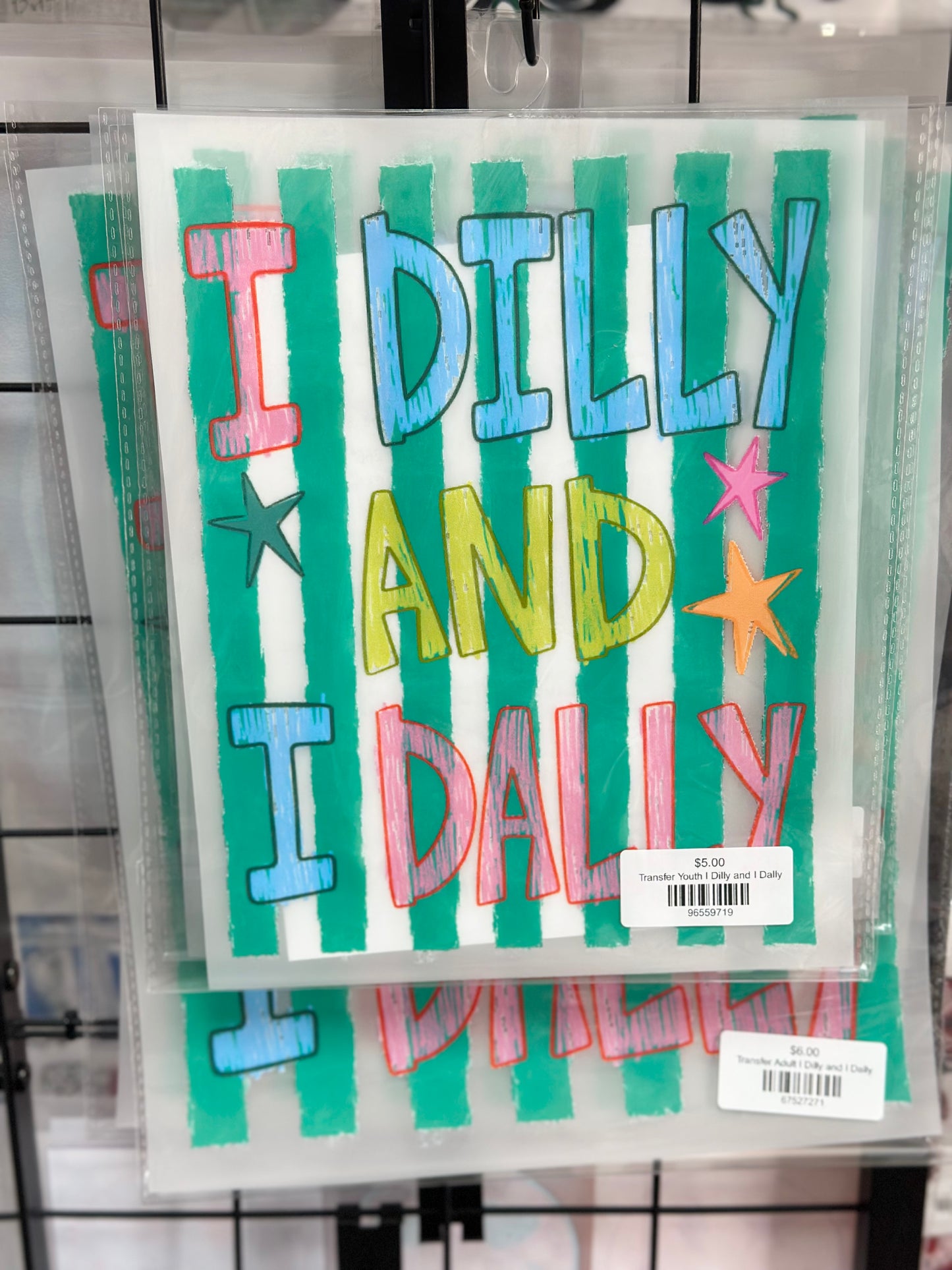 I Dilly & I Dally on Chambray Comfort Color Short Sleeve