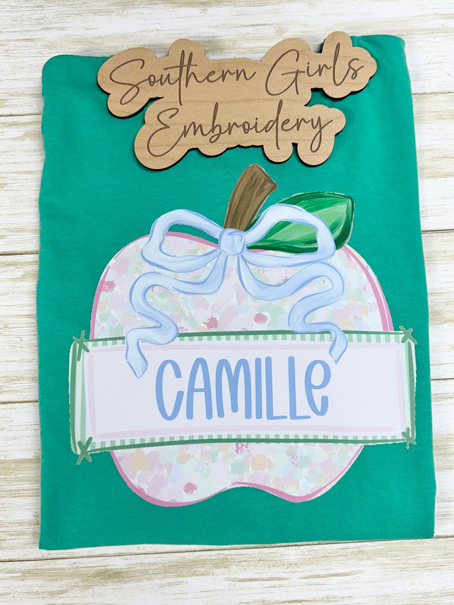 Personalized Apple Short Sleeve