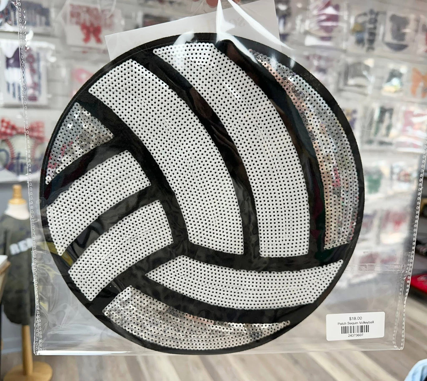 Patch Sequin Volleyball
