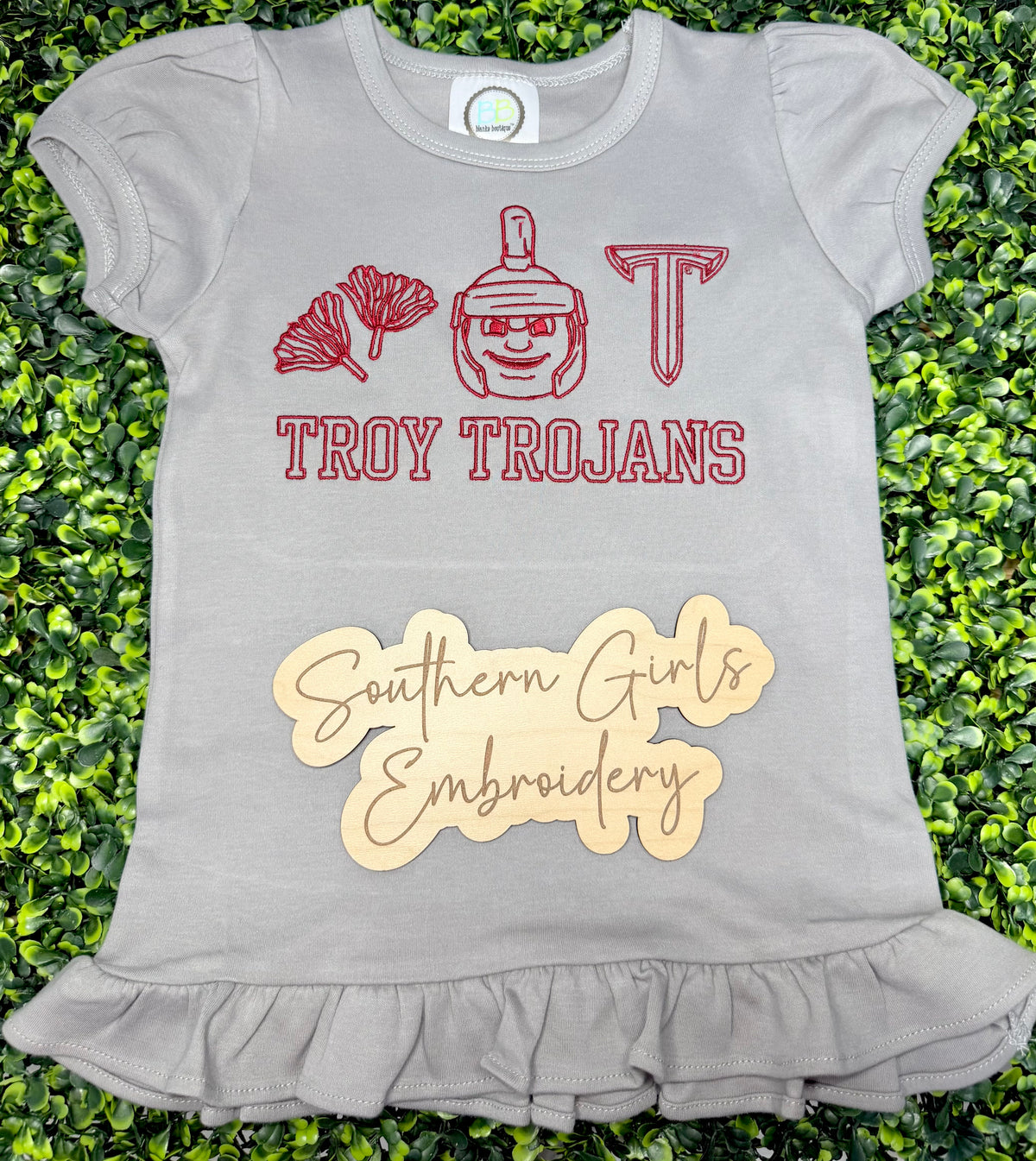 Licensed Troy Embroidery Kids
