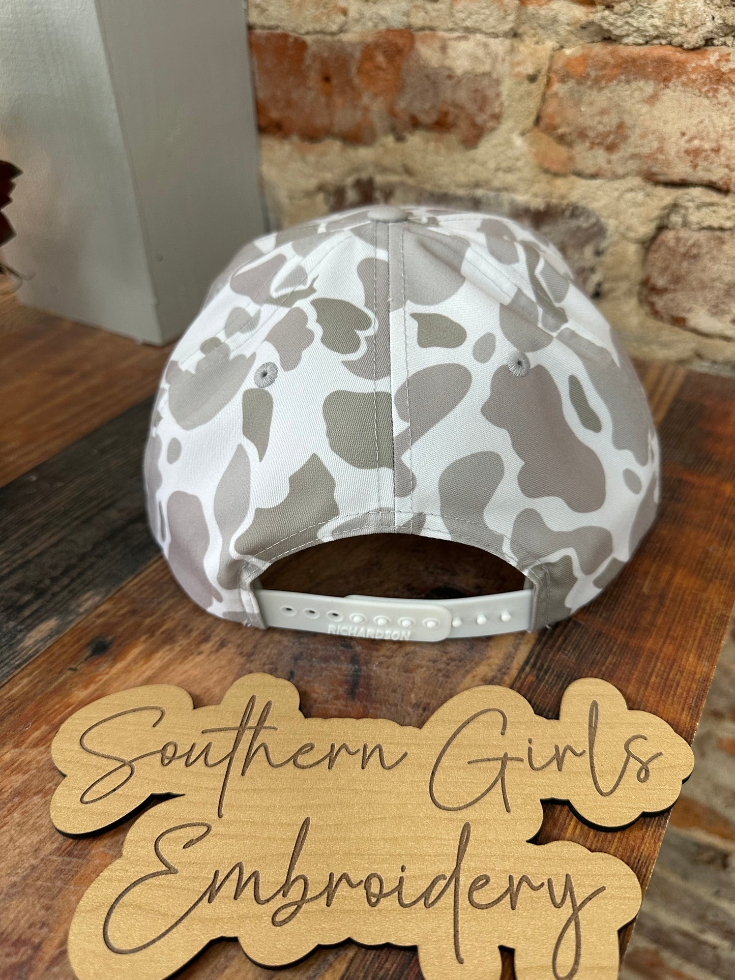 Patriot Camo Richardson Hat with Embroidery