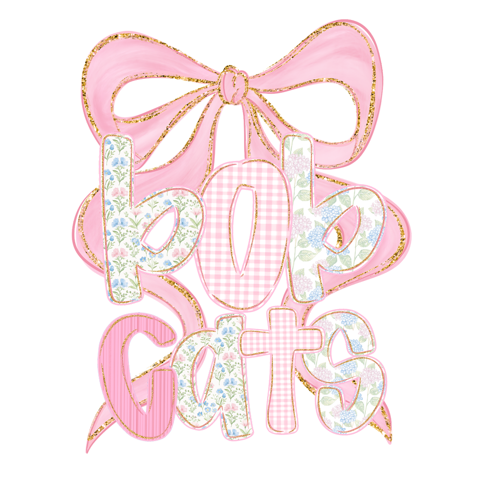 Transfer Youth Pink Gingham Bobcats