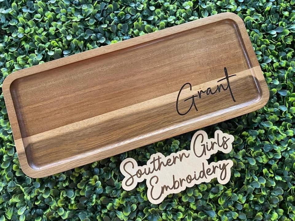 Wooden Tray Engraved