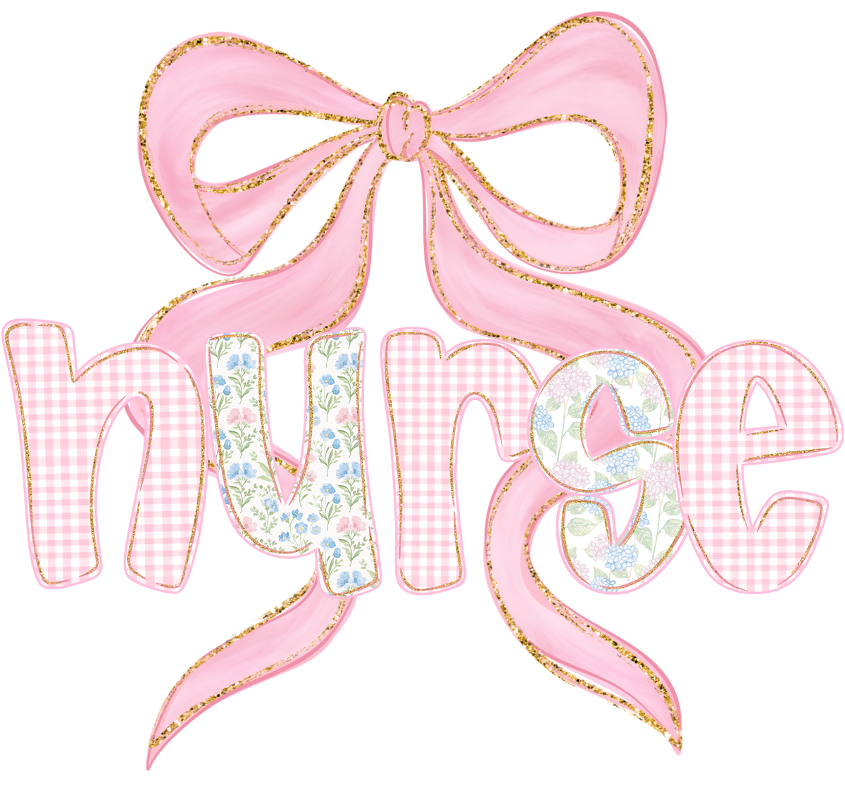 Transfer Nurse Bow Gingham