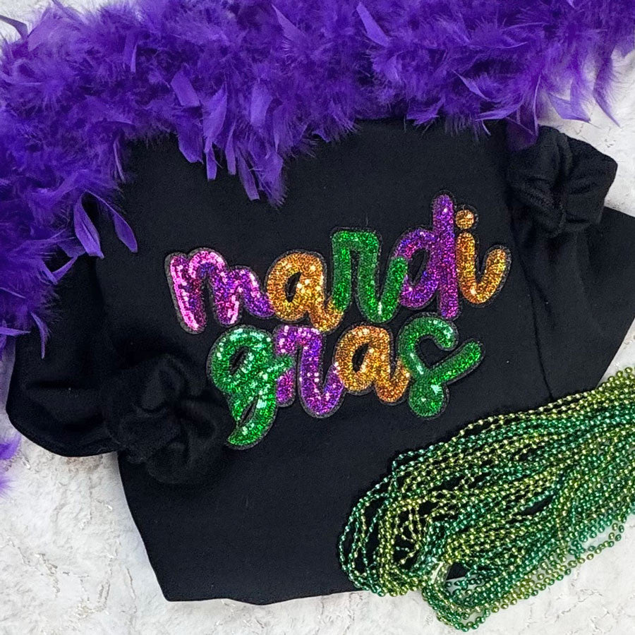 Patch Sequin Mardi Gras