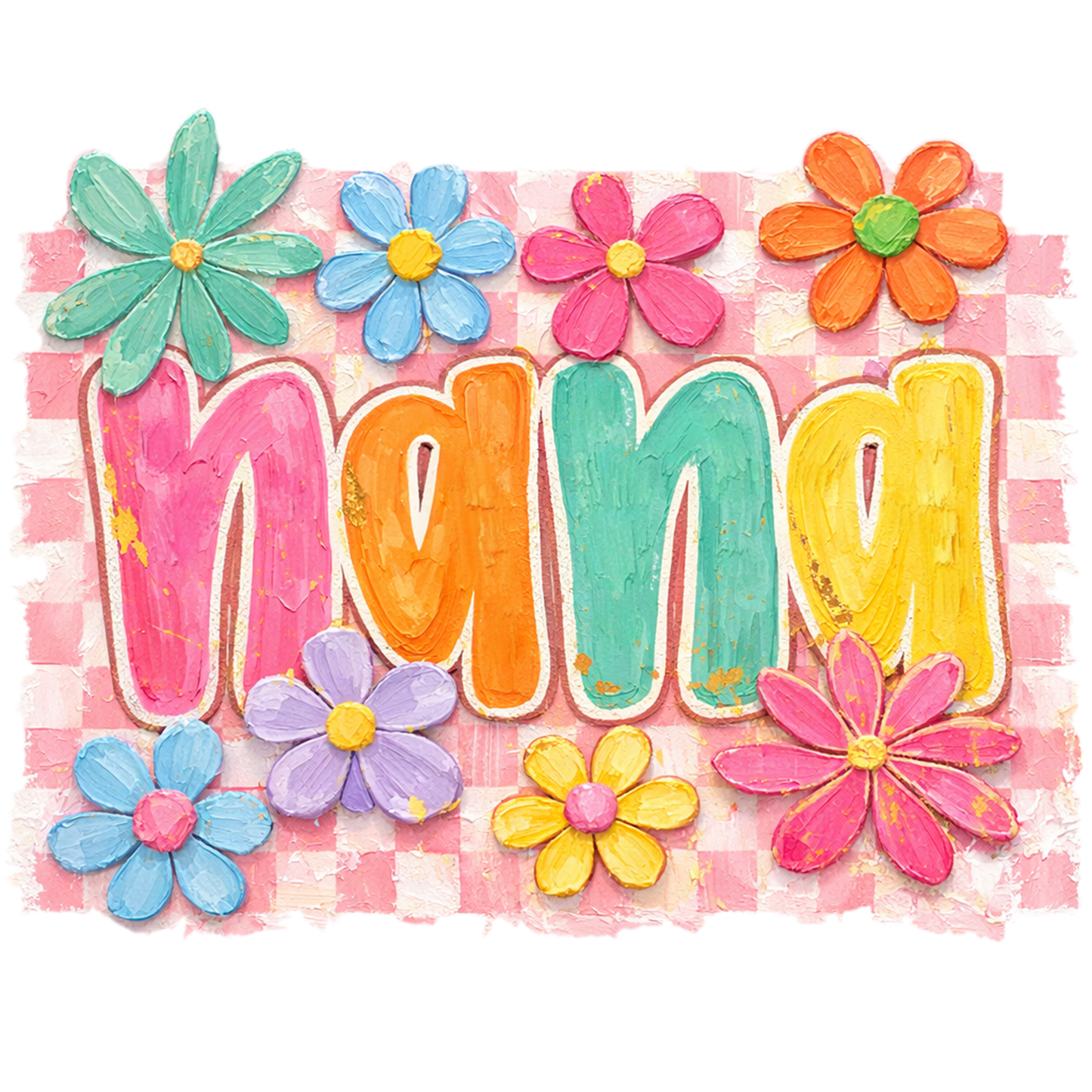 Transfer Adult Hand Painted Mom Designs