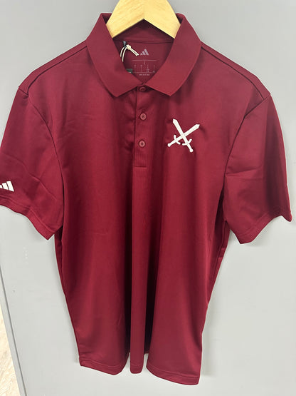 Licensed Troy Men's Polo Adidas Shirt with Embroidery