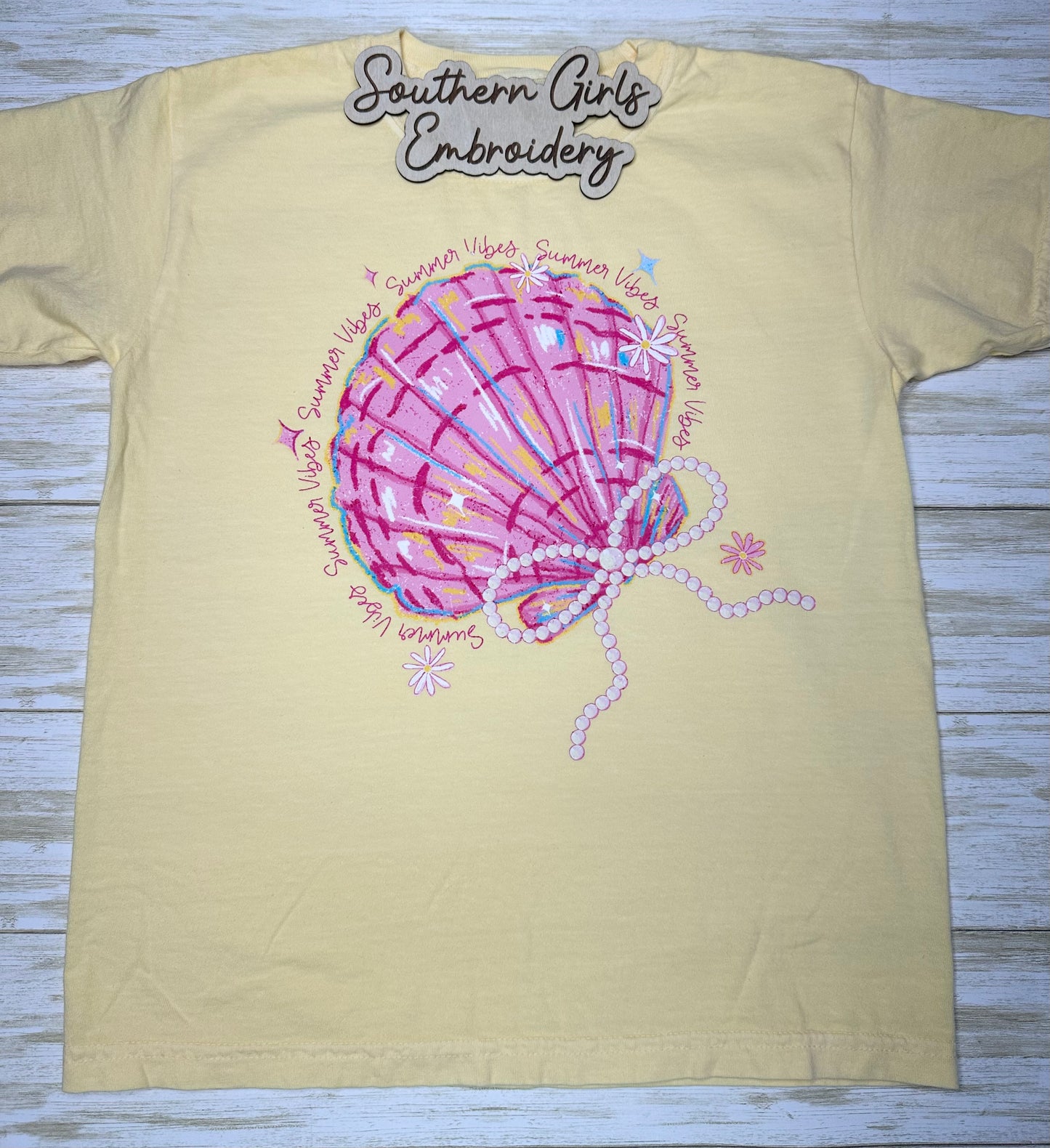 Summer Vibes Sea Shell Short Sleeve