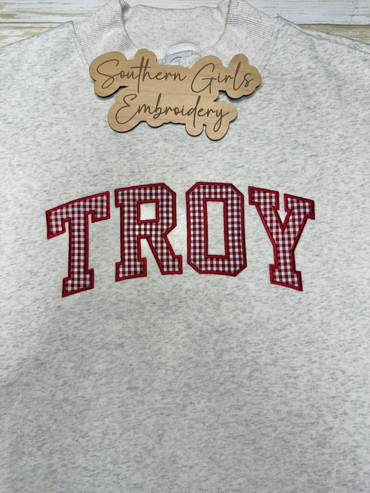 Licensed Troy Mock Neck Sweatshirt