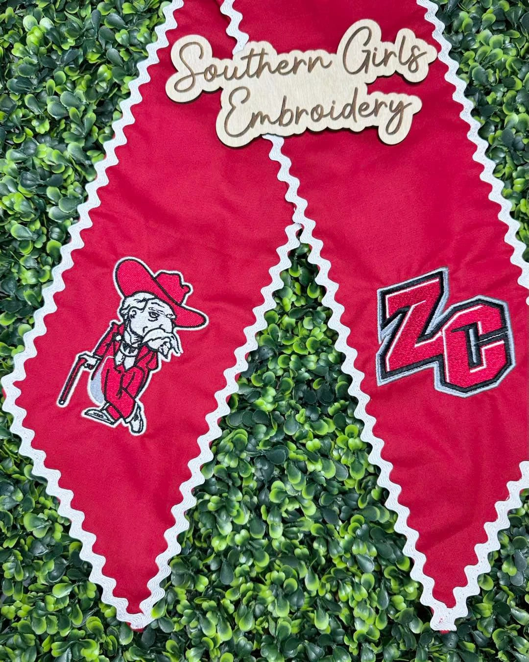 ZC Rebels Wreath Sash