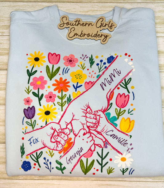 Mother’s Day Custom on Chambray Comfort Color Short Sleeve