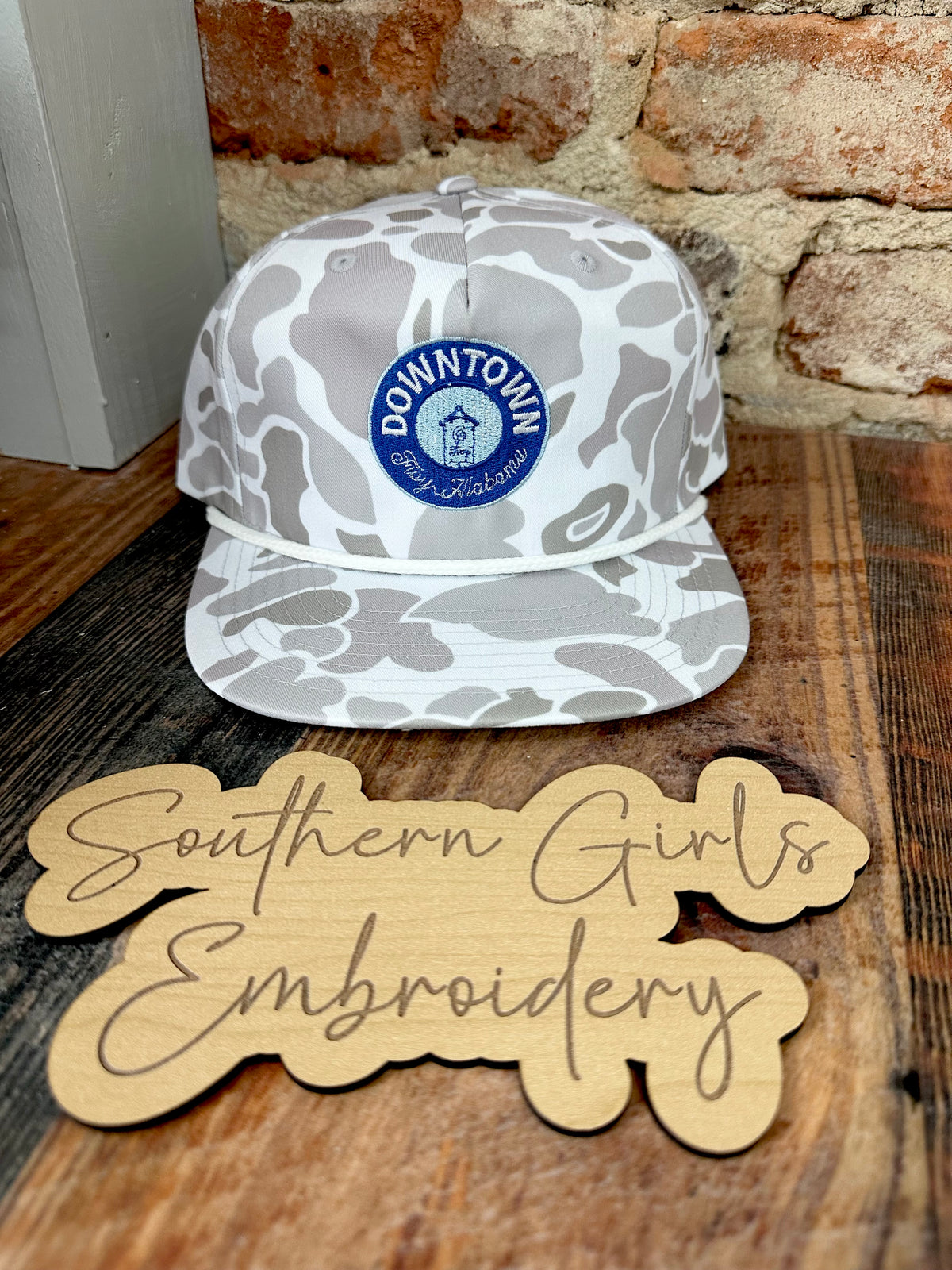 Camo Richardson Hat with Embroidery