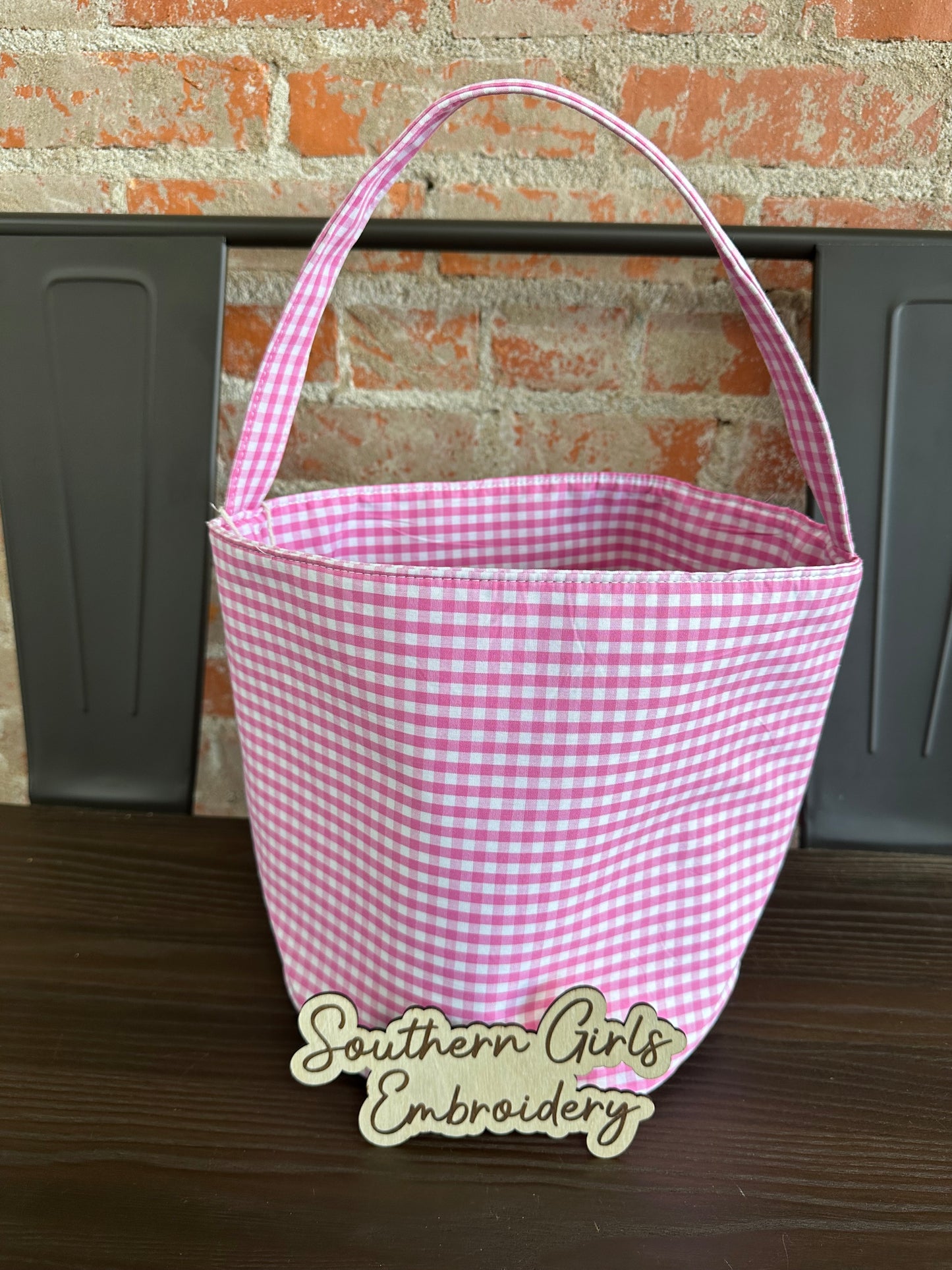 Bucket Bag w/ Embroidery Name