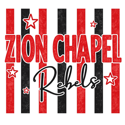 Transfer Stripes Zion Chapel Rebels