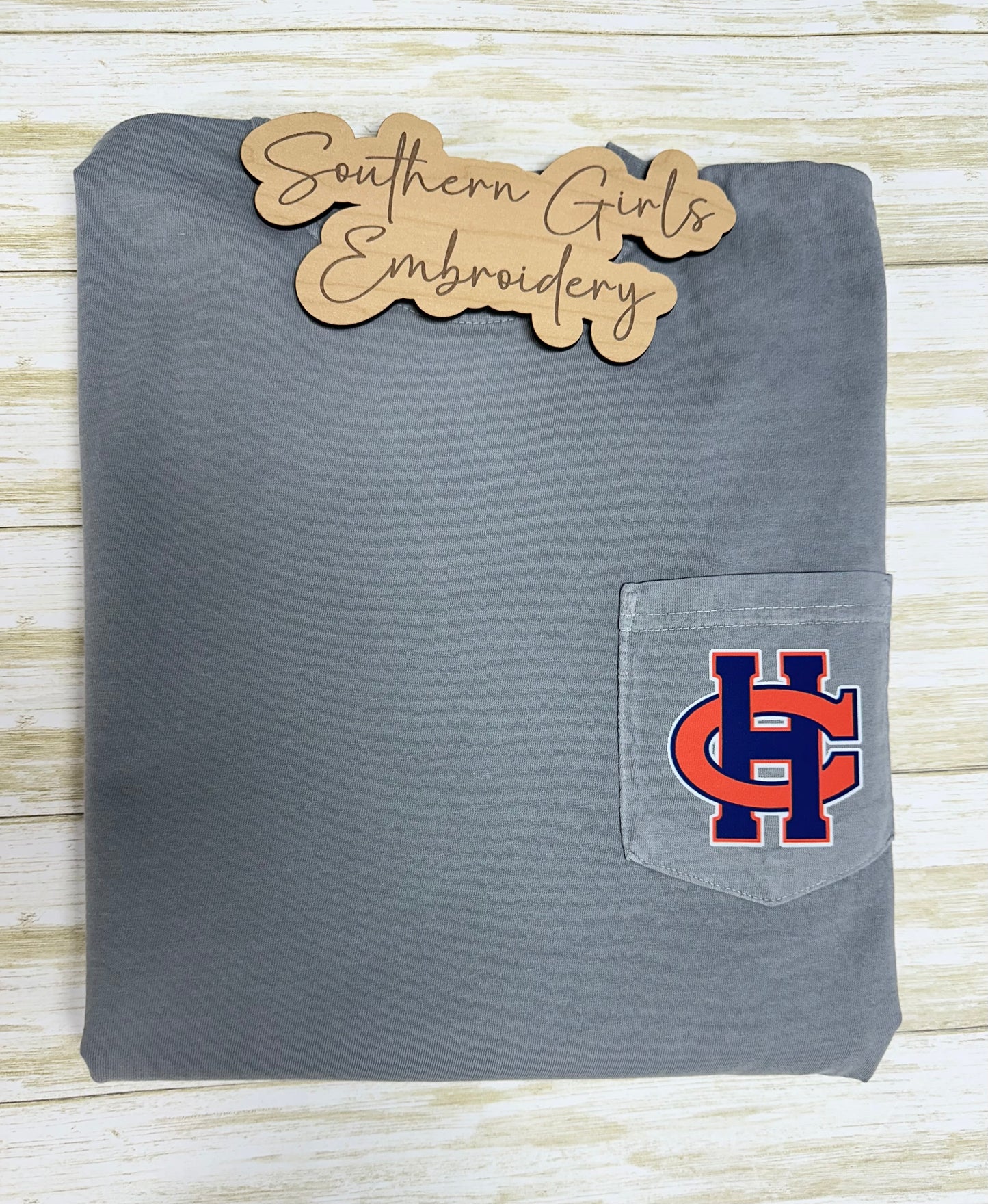 Comfort Color Pocket Granite Short Sleeve