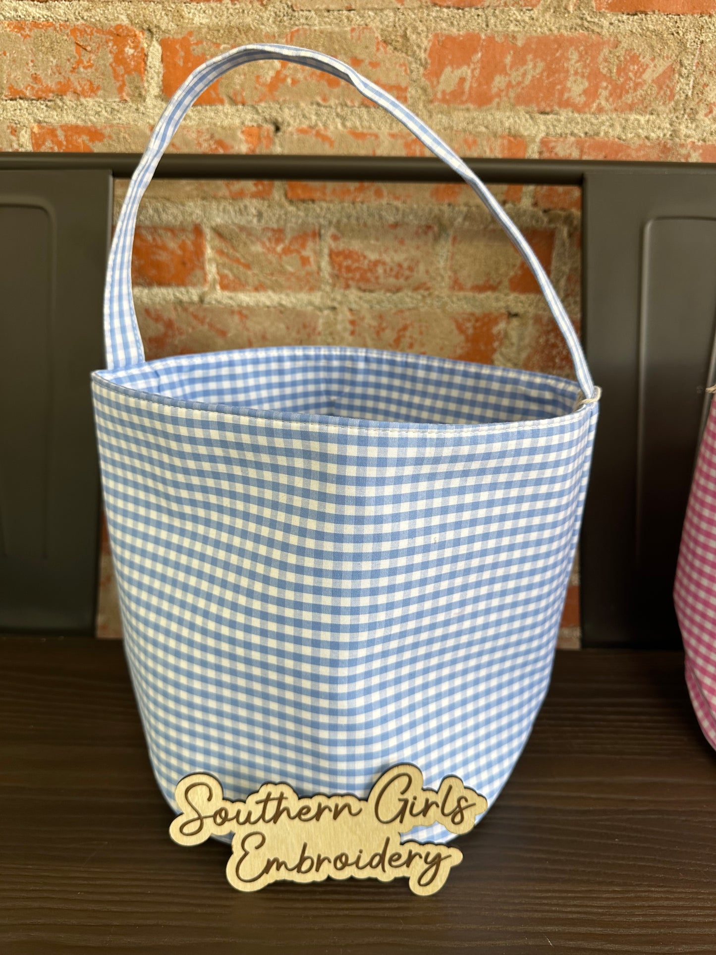 Bucket Bag w/ Embroidery Name