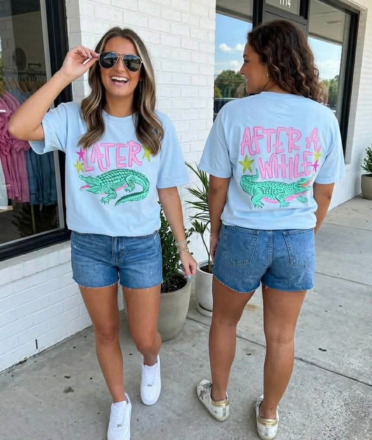 Later Gator Front and Back Comfort Color Shirt