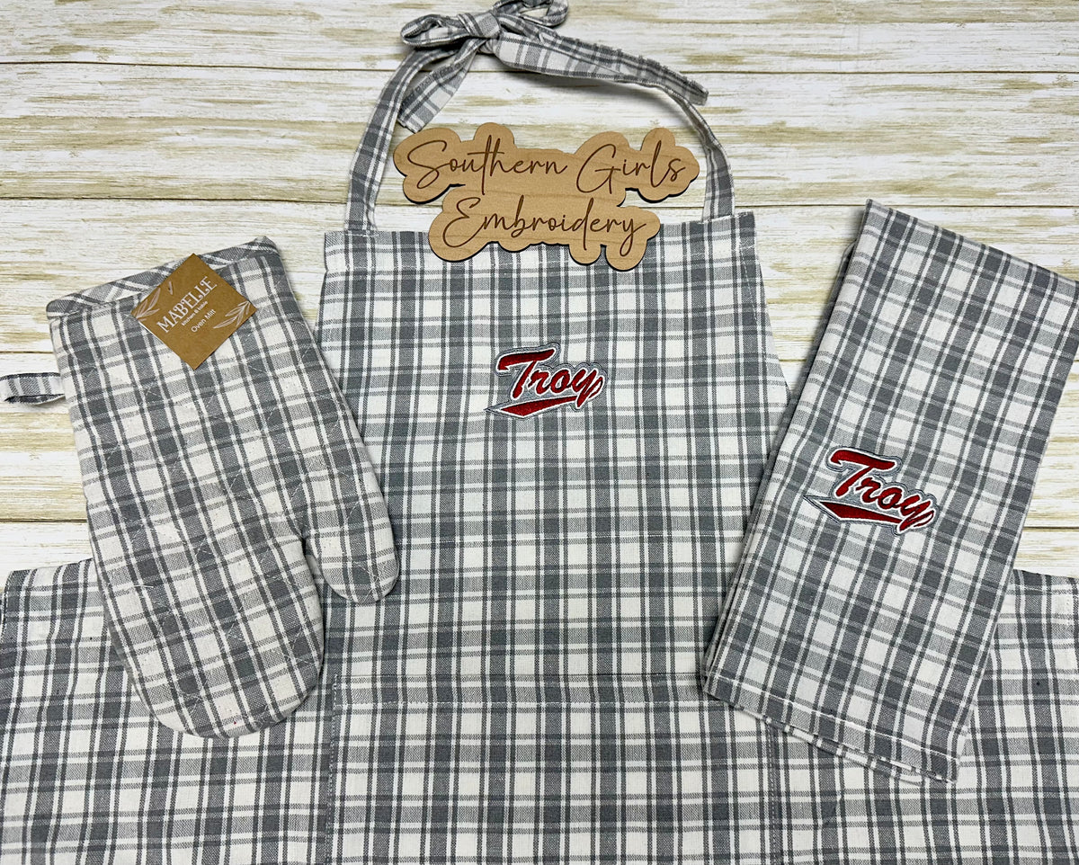 Licensed Troy Apron Set