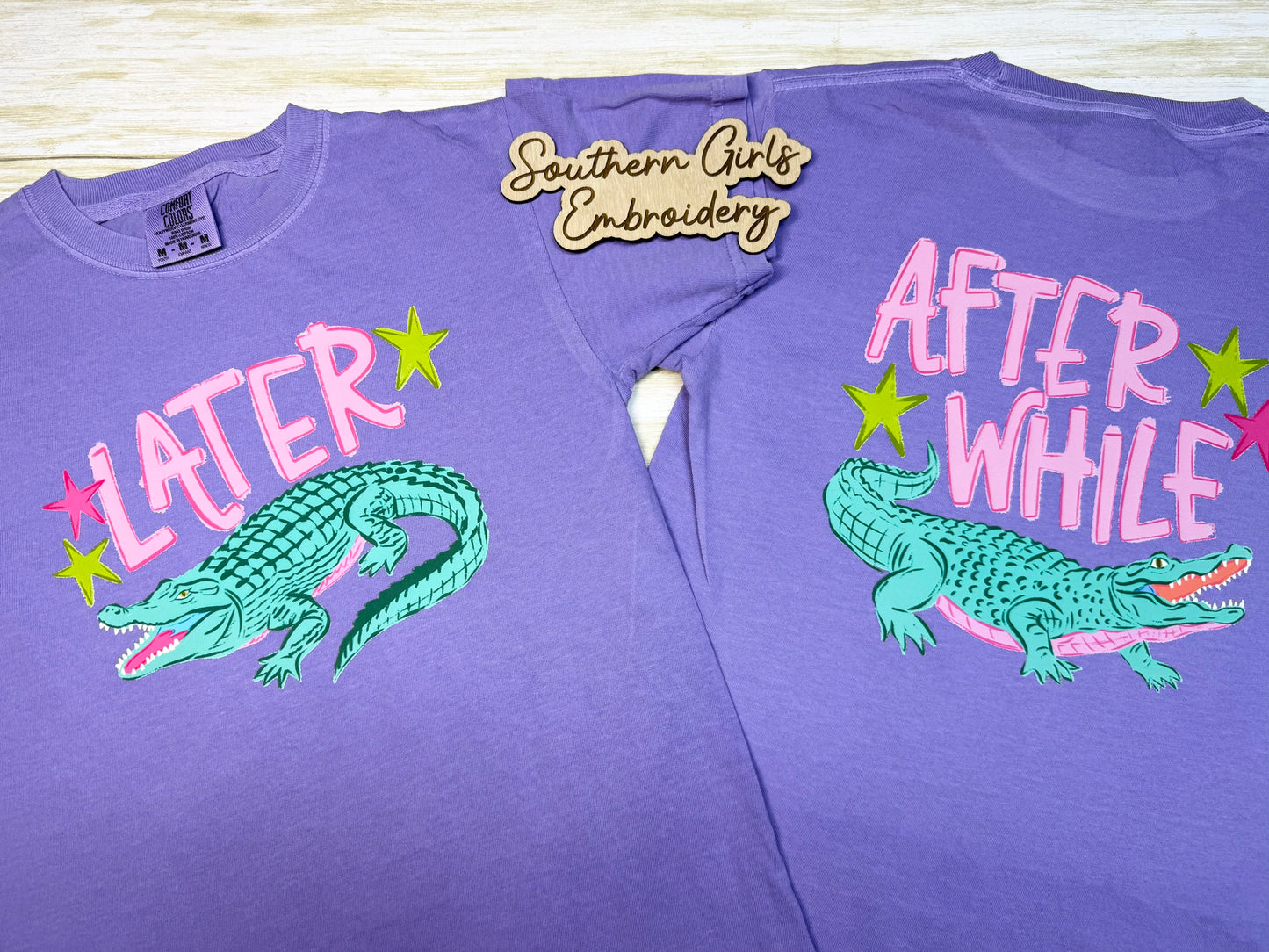 Later Gator Front and Back Comfort Color Shirt
