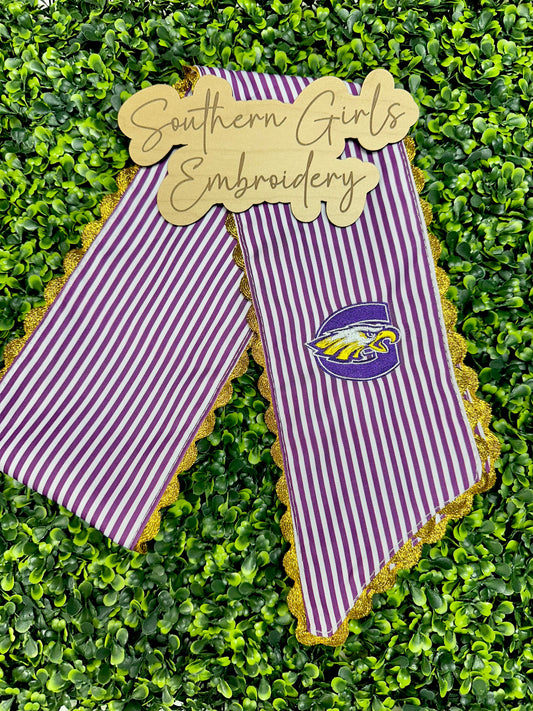School Spirit Sash One side