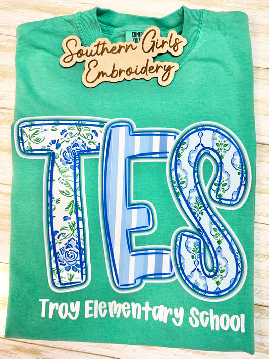 TES Comfort Color Island Green Short Sleeve