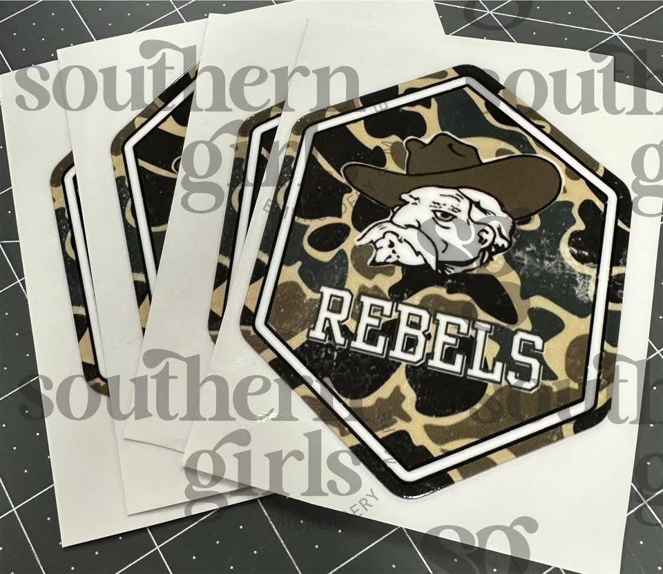 Decal Camo Rebels Male