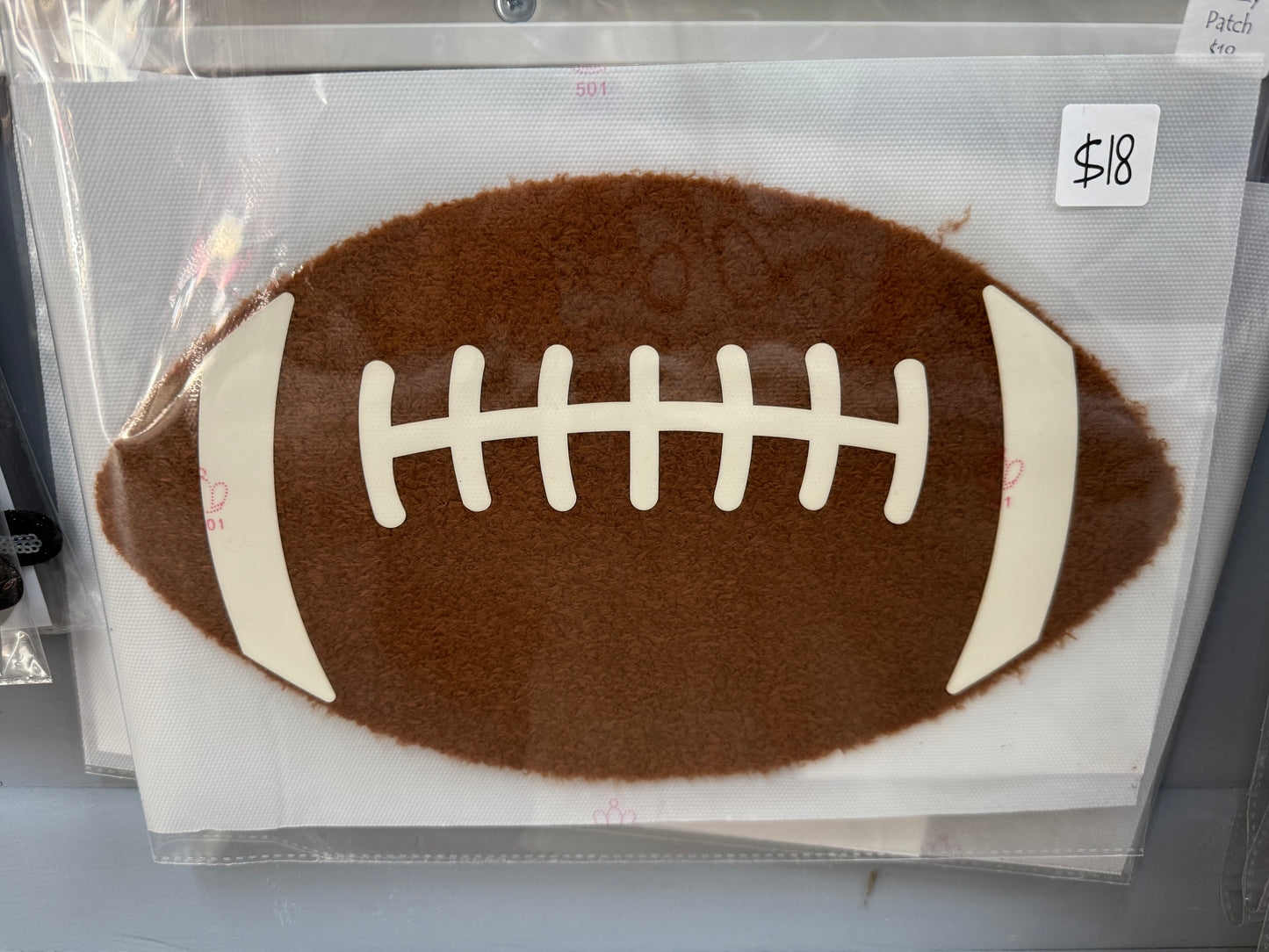 Patch Fluffy Football