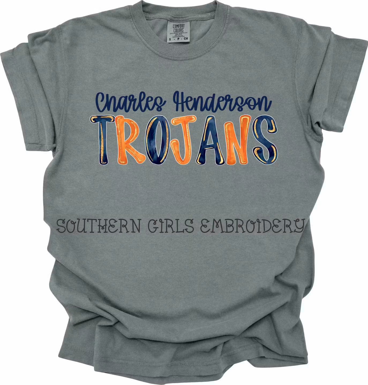 School Spirit Mascot Comfort Color Granite