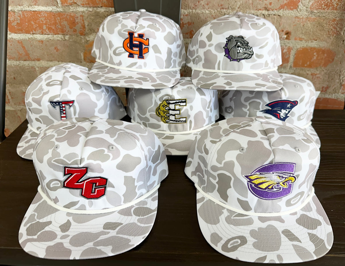 Camo Richardson Hat with Embroidery