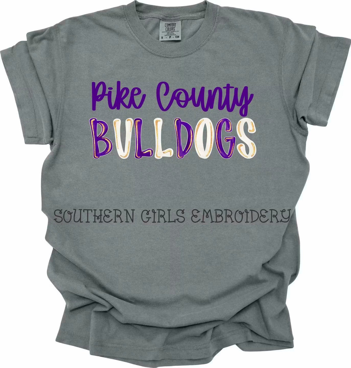 School Spirit Mascot Comfort Color Granite