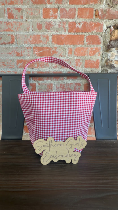 Bucket Bag w/ Embroidery 1 Name