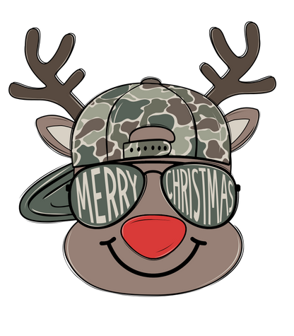 Transfer Reindeer Camo Boy/Girl