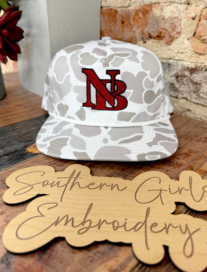 Camo Richardson Hat with Embroidery