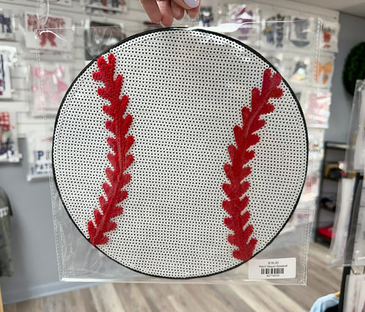 Patch Sequin Baseball