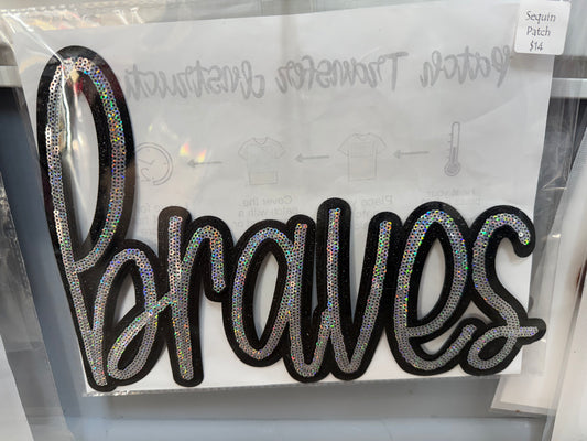 Patch Sequin Braves