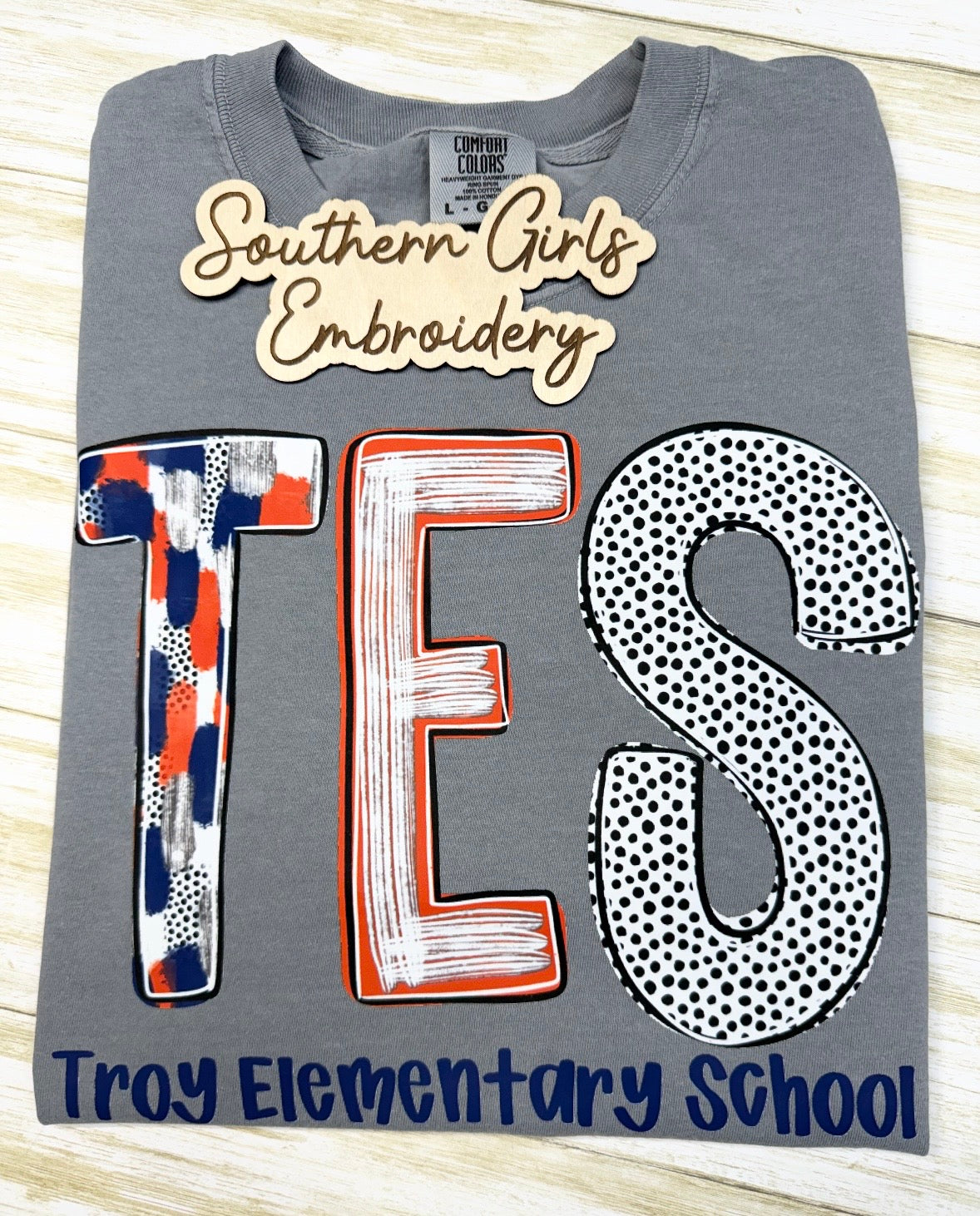 TES Comfort Color Granite Short Sleeve