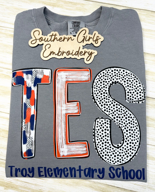 TES Comfort Color Granite Short Sleeve