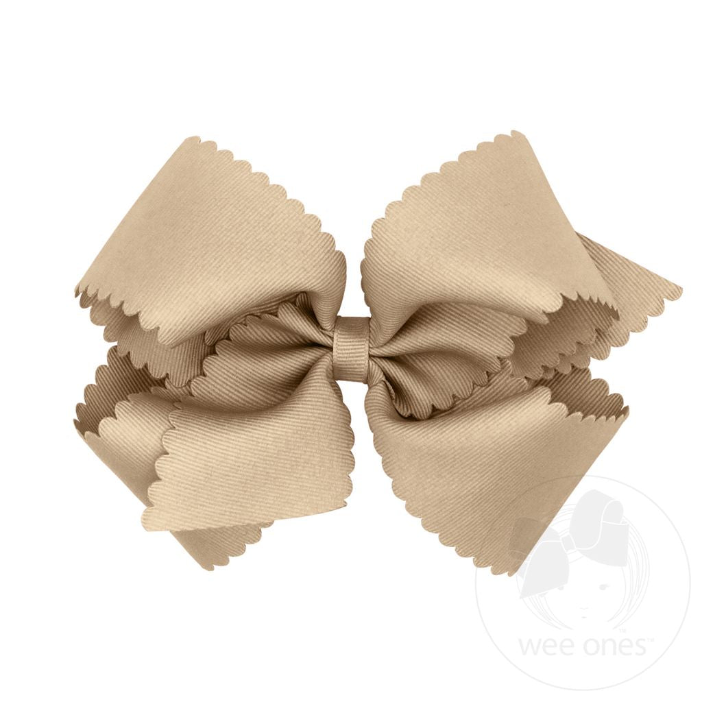 Wee Ones Scalloped Bow