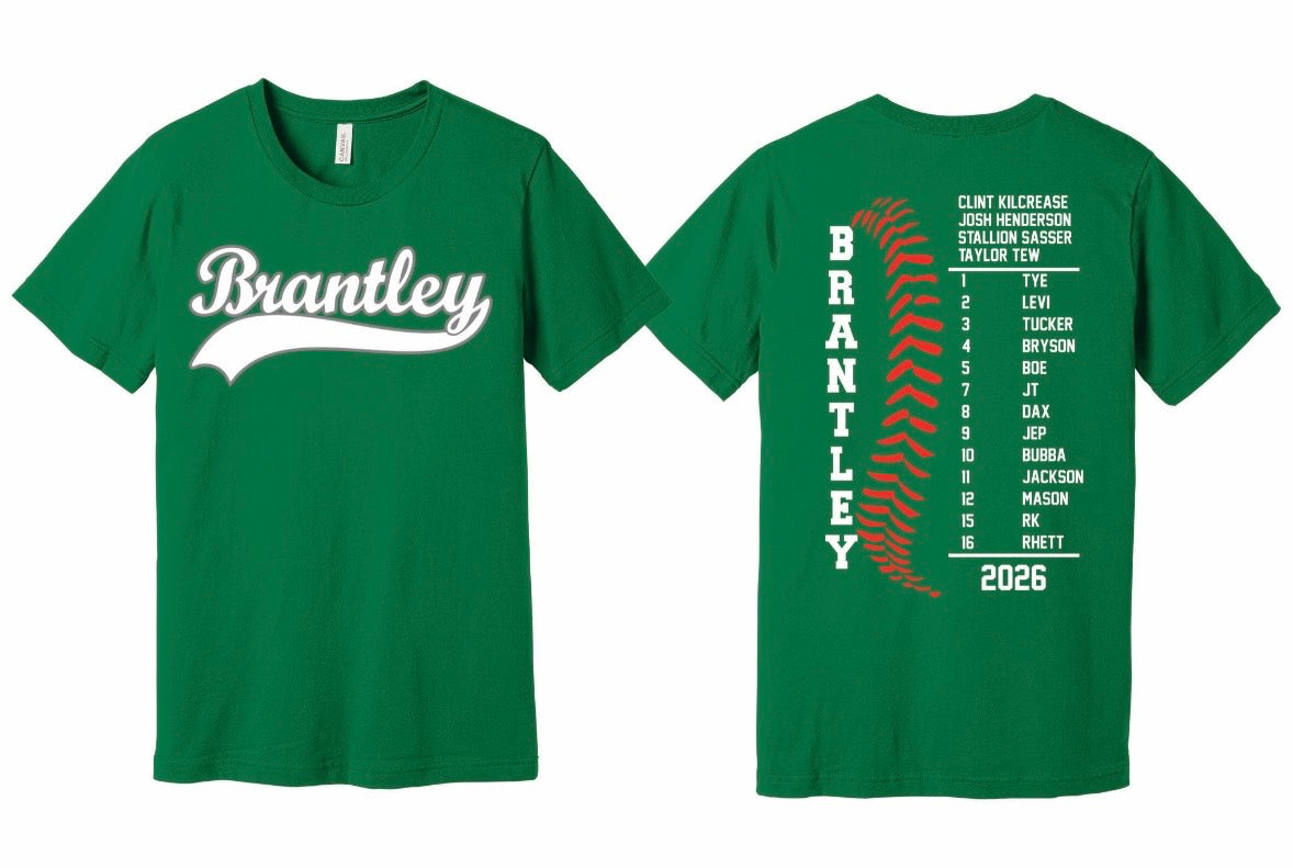 Brantley All Stars Baseball 2026 **Orders due by 5/14 @ 5:00 pm**