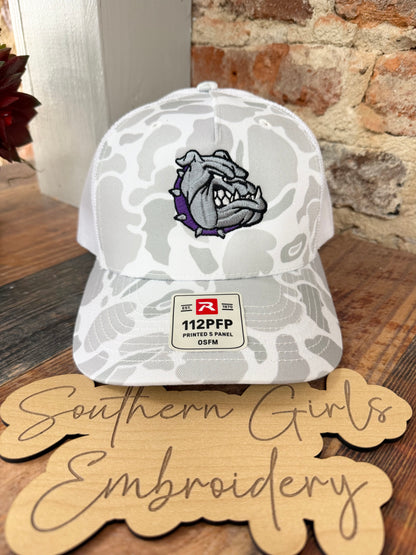Camo Richardson Hat with Embroidery