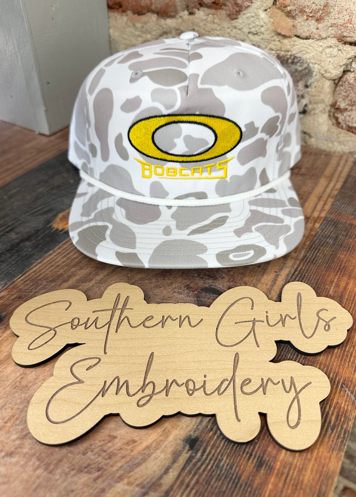 Camo Richardson Hat with Embroidery