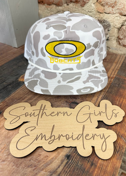 Camo Richardson Hat with Embroidery