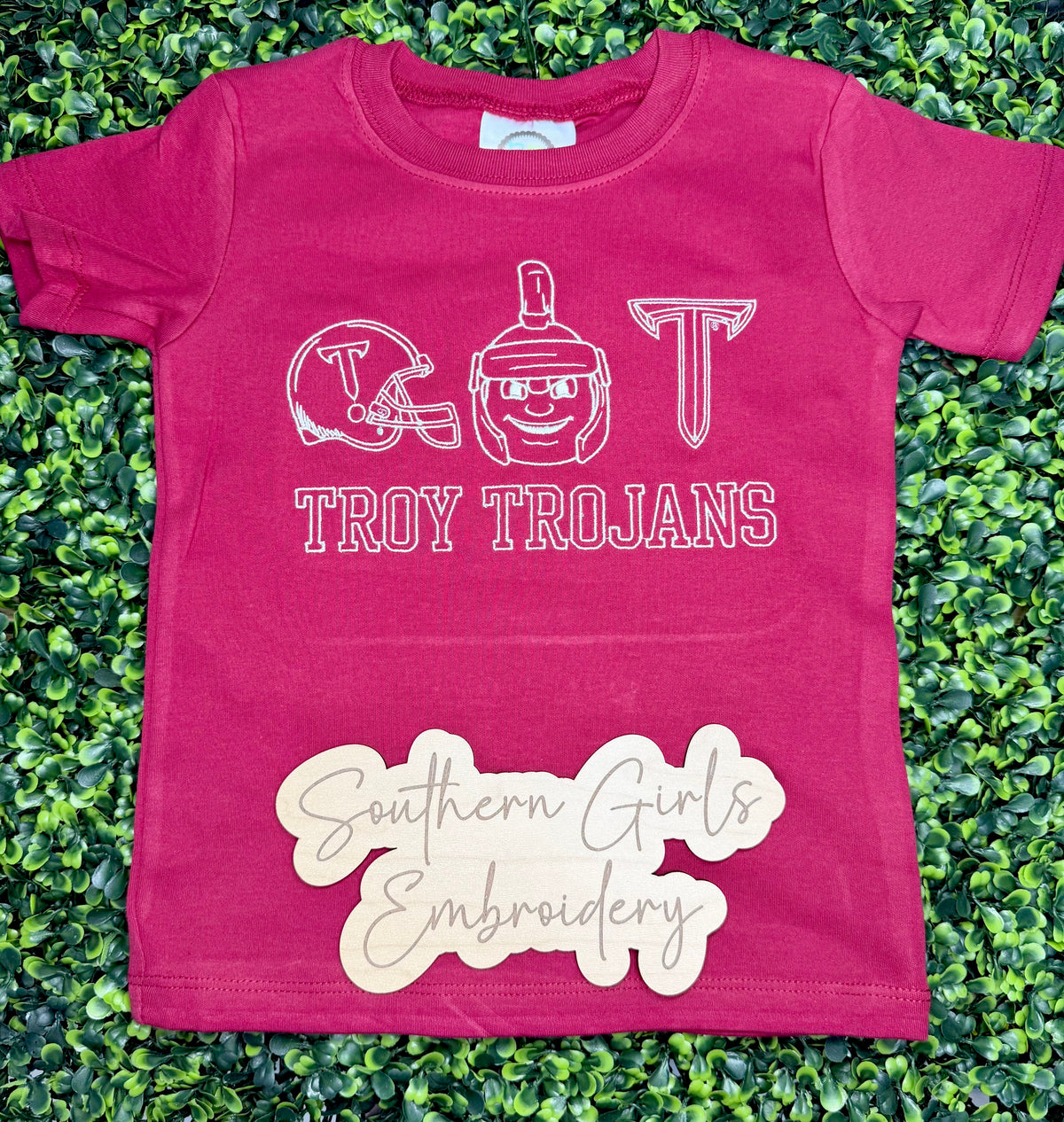 Licensed Troy Embroidery Kids