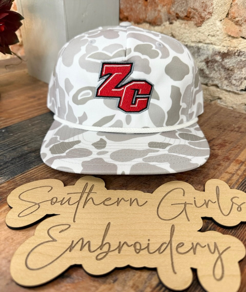 ZC Camo Richardson Hat with Embroidery