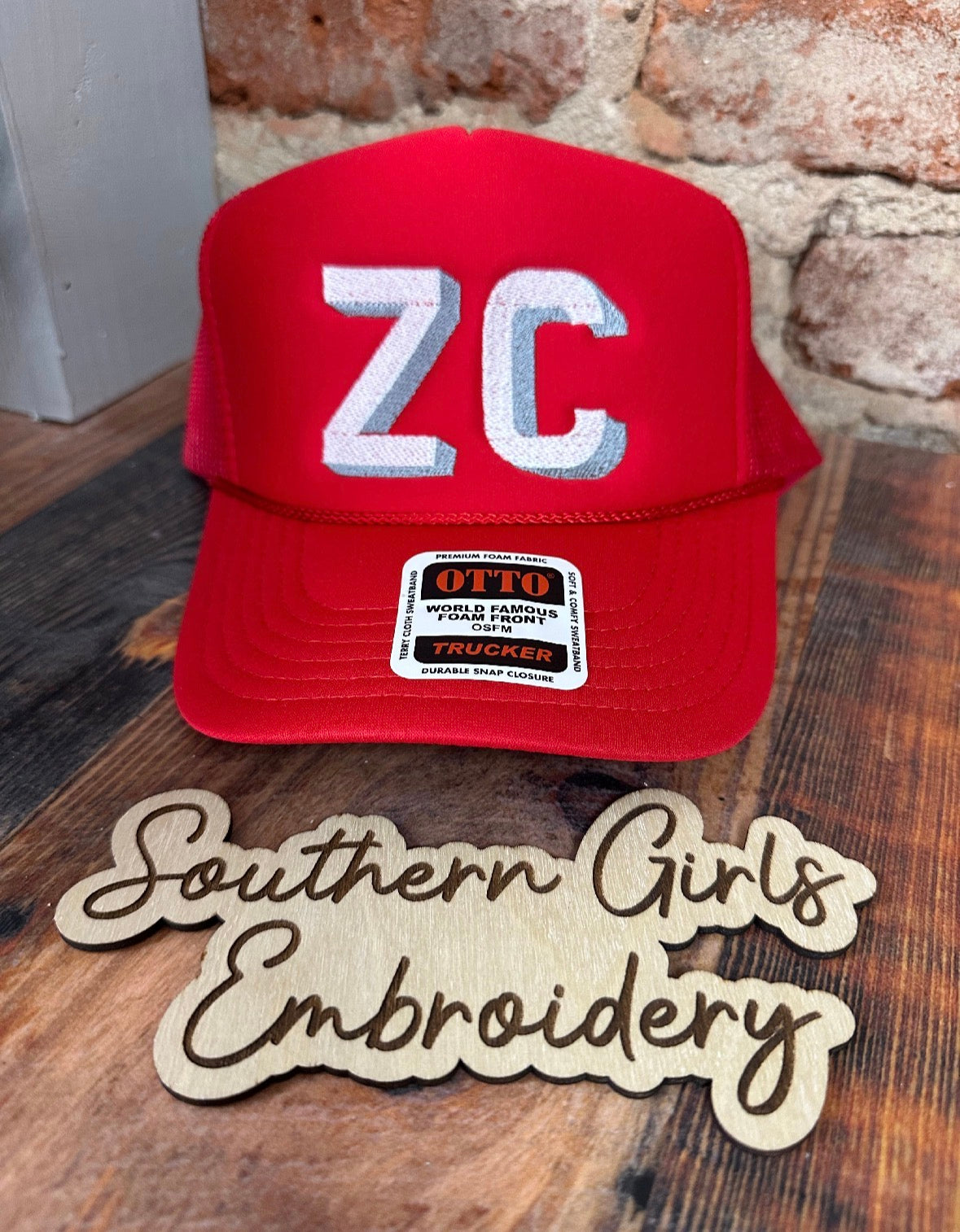 Otto Trucker Hat with Embroidery