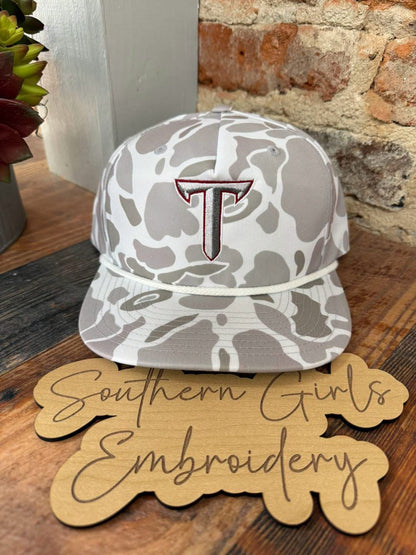 Camo Richardson Hat with Embroidery
