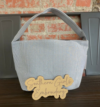 Bucket Bag w/ Embroidery 1 Name