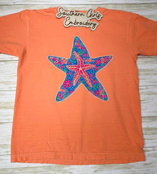 Colorful Starfish Short Sleeve